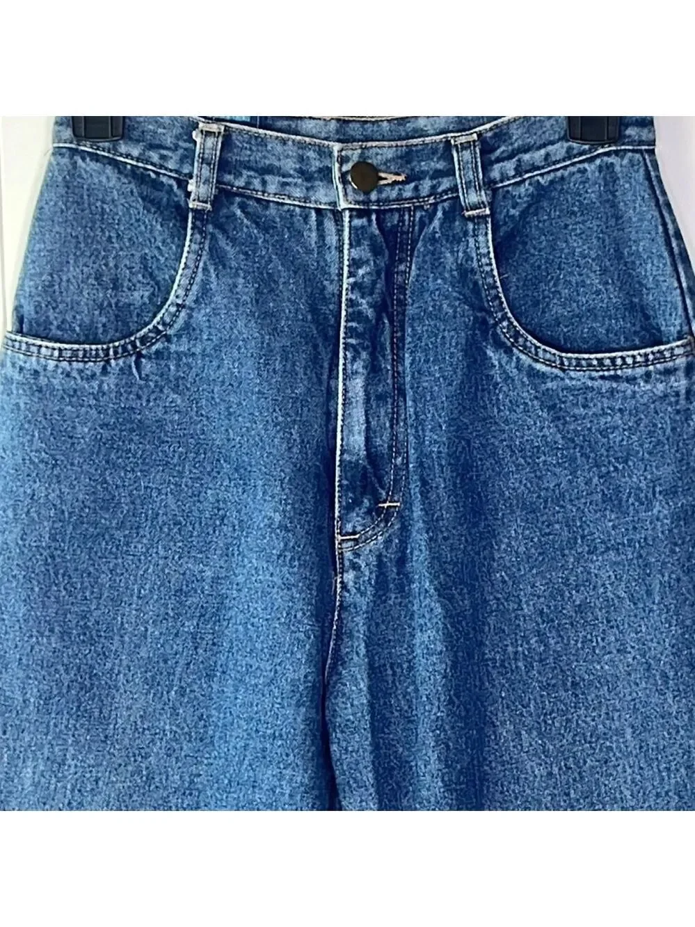 Vintage High Rise Bare Back Rainbow Jeans Size 7 or 25